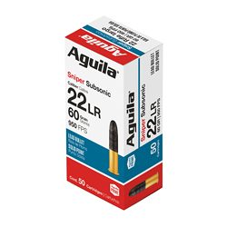 AGUILA 22LR SNIPER SUB 60GR 50/1000
