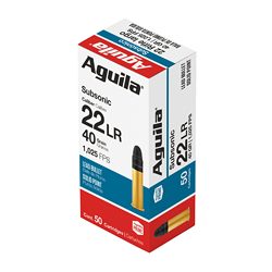 AGUILA 22LR SUBSONIC 40GR 50/1000