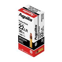 AGUILA 22LR HV 38GR HP 50/2000