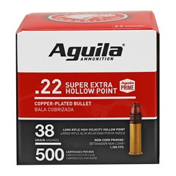 AGUILA 22LR HV HP 38 GR 500 PACK