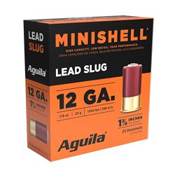 AGUILA MINISHELL 12GA SLUG 25/250