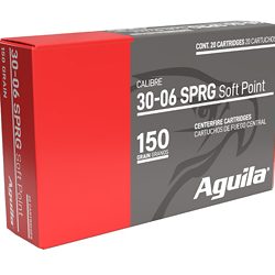 AGUILA 30-06 SPRG 150GR SP 20/200