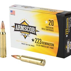 ARMSCOR 223REM 55GR PSP 20/1000