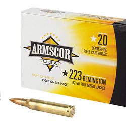 ARMSCOR 223REM 62GR FMJ 20/1000