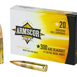 ARMSCOR 300BLK 147GR FMJ 20/200