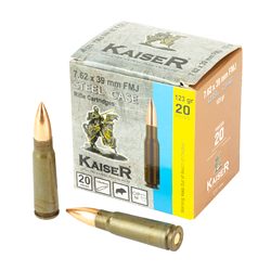 KAISER 7.62X39 123GR FMJ 20/1000