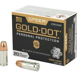 SPR GOLD DOT 9MM 115GR HP 20/200