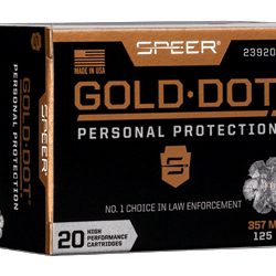 SPR GOLD DOT 357MAG 125GR HP 20/200