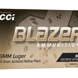 BLAZER BRASS 9MM 115GR JHP 50/500
