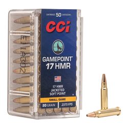 CCI 17HMR 20GR GAME PNT 50/2000
