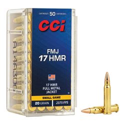 CCI 17HMR 20GR FMJ 50/2000