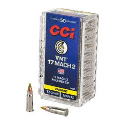 CCI 17 MACH 2 17GR VRMNT TIP 50/5000
