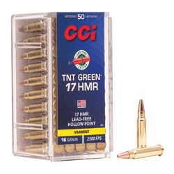 CCI 17HMR 16GR TNT GREEN 50/2000