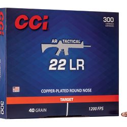 CCI 22LR TACTICAL 40GR CPRN 300/3000