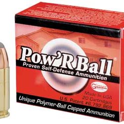 CORBON POW'RBALL 9MM+P 100GR 20/500