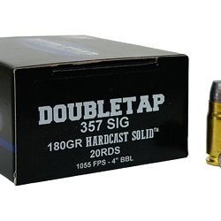 DBLTAP 357SIG 180GR HARDCAST 20/1000