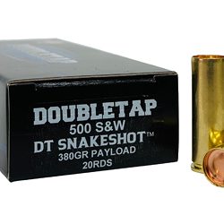 DBLTAP SNAKESHOT 500S&W 380GR 20/500