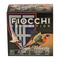 FIOCCHI 20GA #7.5 HV LD HUNT 25/250