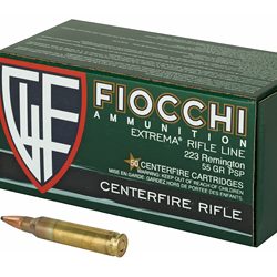 FIOCCHI 223REM 55GR PSP 50/500