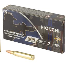 FIOCCHI HYPR SBR 223REM 77GR 20/200