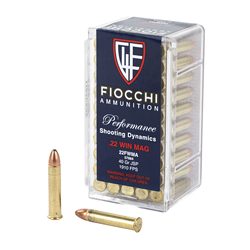 FIOCCHI 22WMR 40GR JSP 50/2000