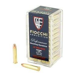 FIOCCHI 22WMR 40GR FMJ 50/2000