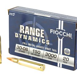 FIOCCHI 30-06 150GR FMJBT 20/200