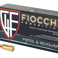 FIOCCHI 380ACP 90GR JHP 50/1000