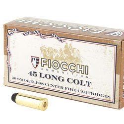 FIOCCHI 45 COLT 250GR LRNFP 50/500