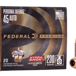 FED HYDRA-SHOK 45ACP 230GR HP 20/500