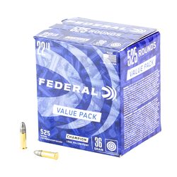FED 22LR 36GRN LEAD HP 525 CT