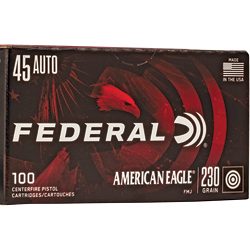 FED AM EAGLE 45ACP 230GR FMJ 100/500