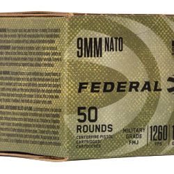 FED MIL-GRADE 9MM 124GR FMJ 50/500