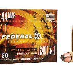 FUSION 44MAG 240GR 20/200-$12 Shipping