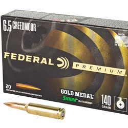 FED GOLD MDL 6.5CREED 140GR SMK 20