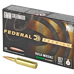 FED GOLD MDL 6MMCRD 107GR SMK 20/200