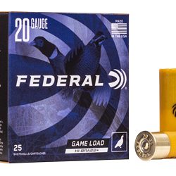FED GAME LOAD 20GA 2.75 #6 25/250