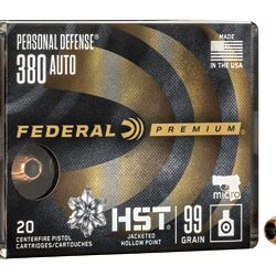 FED PRM HST 380ACP 99GR JHP 20/200
