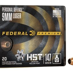 FED PRM HST 9MM 147GR JHP 20/200