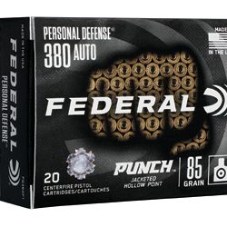 FED PD PUNCH 380AUTO 85GR JHP 20/200