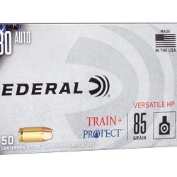 FED TRAIN/PROTCT 380ACP 85GR VHP 50
