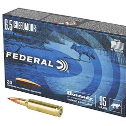 FED V&P 6.5 CM 95GR HRNDY V-MAX 20/2