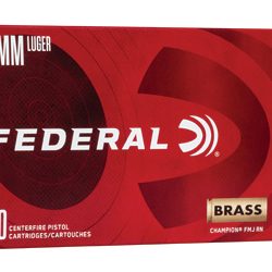 FED CHAMP 9MM 115GR FMJ BRS 50/1000