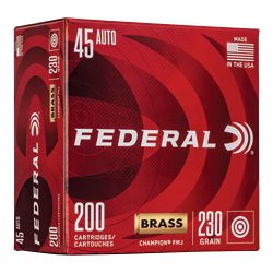 FED CHAMP 45ACP 230GR FMJ 200CT