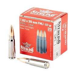 STERLING SC 762X39 123GR FMJ 20/1000