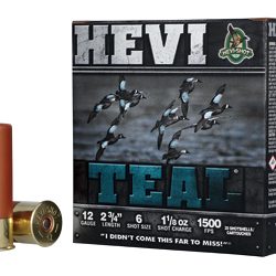 HEVI TEAL 12GA 2.75" #6 25/250