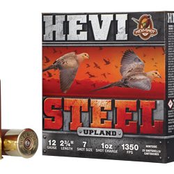 HEVI STL UPLND 12GA 2.75" #7 25/250