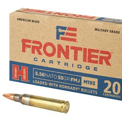 Frontier Cartridge 55gr - 20 Rounds-$12 Shipping
