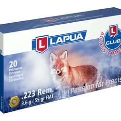 LAPUA 223 REM 55GR FMJ 20/600