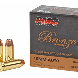PMC BRNZ 10MM 170GR JHP 25/500